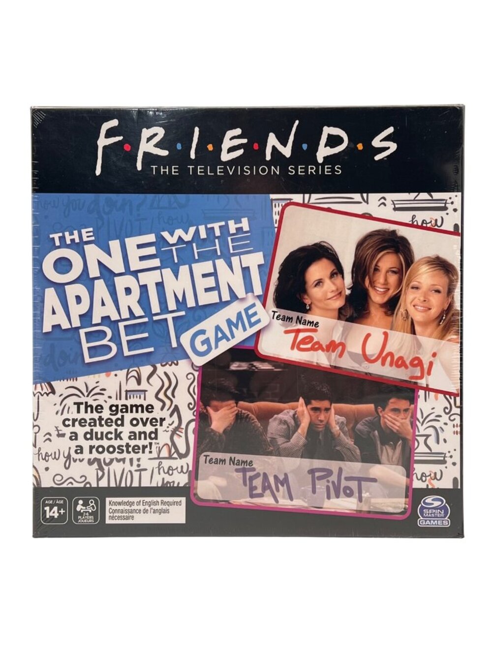 Friends The One With The Apartment Bet Board Game Ages 14+ 2-6 Players TV Trivia